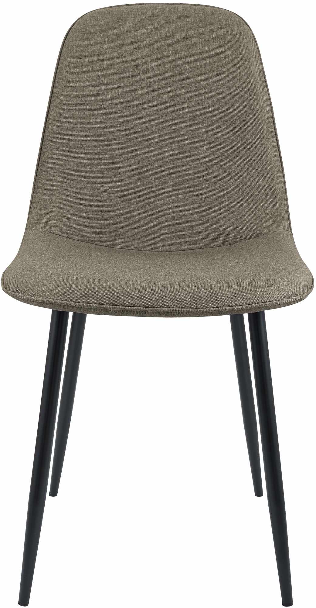 Set van 2 eetkamerstoelen Maryam taupe,Stof taupe