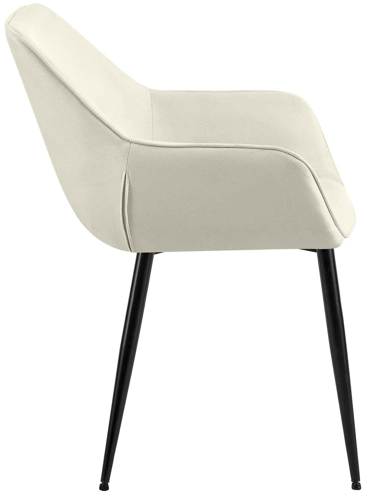 Esszimmerstuhl Vessa Stoff creme