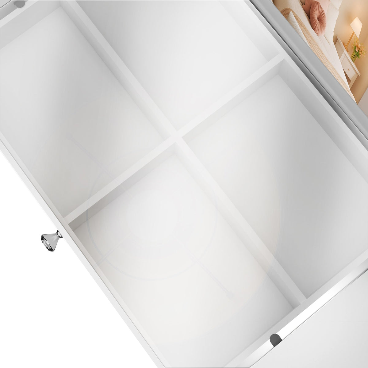 Kaptafel Attalla wit weiß
