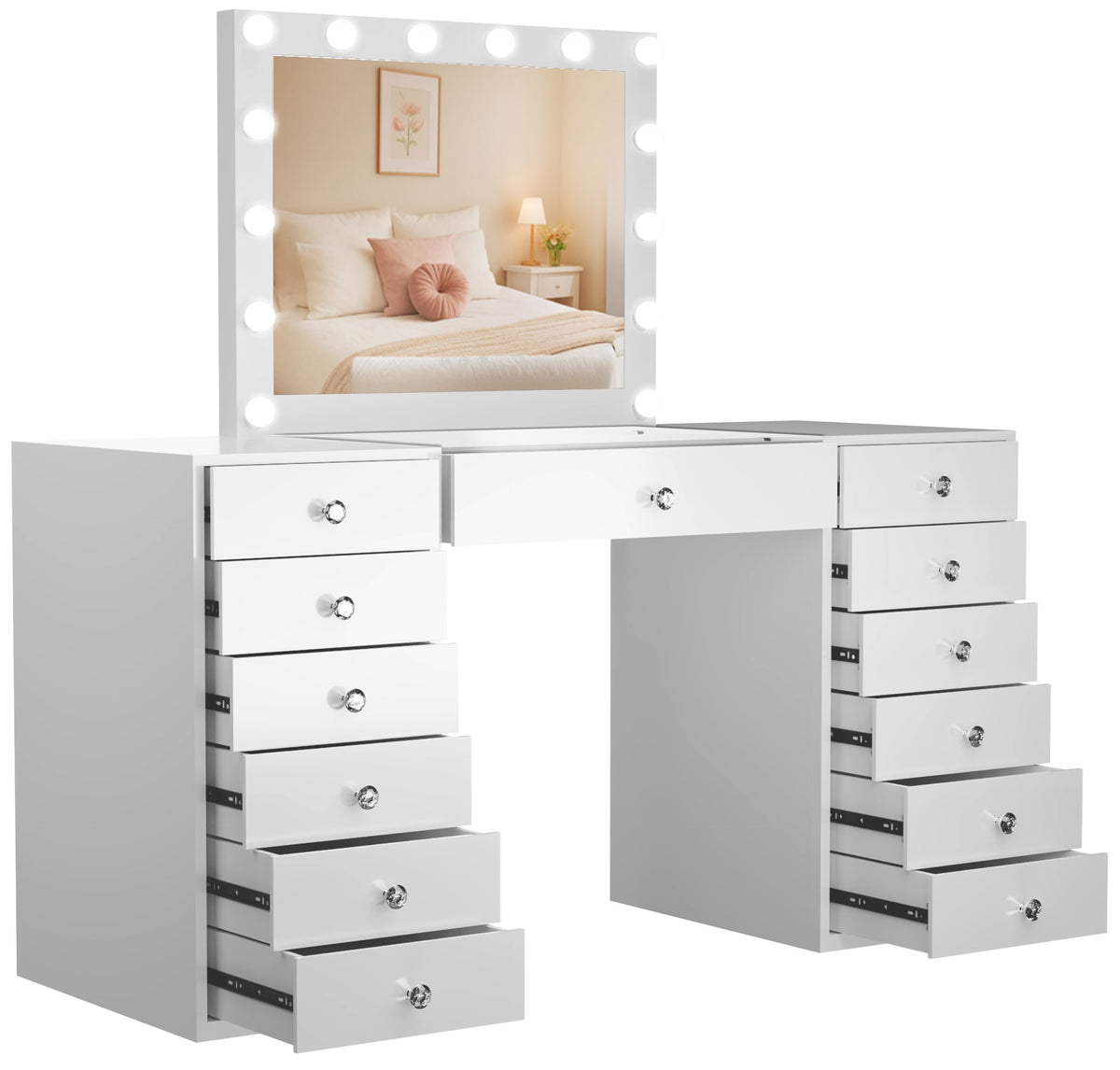 Kaptafel Attalla wit weiß