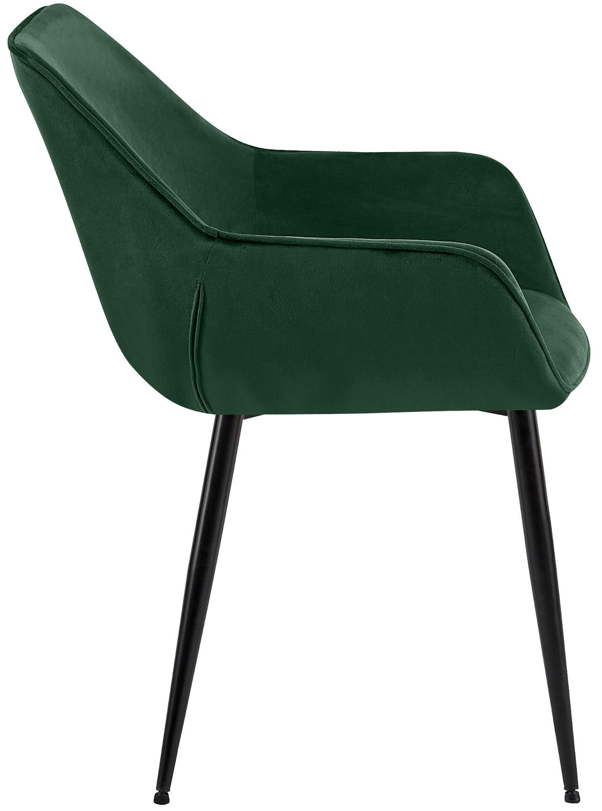 Eetkamerstoel Luena groen,Fluweel grün