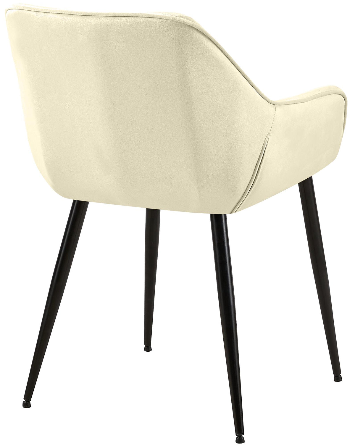 Eetkamerstoel Luena creme,Fluweel creme