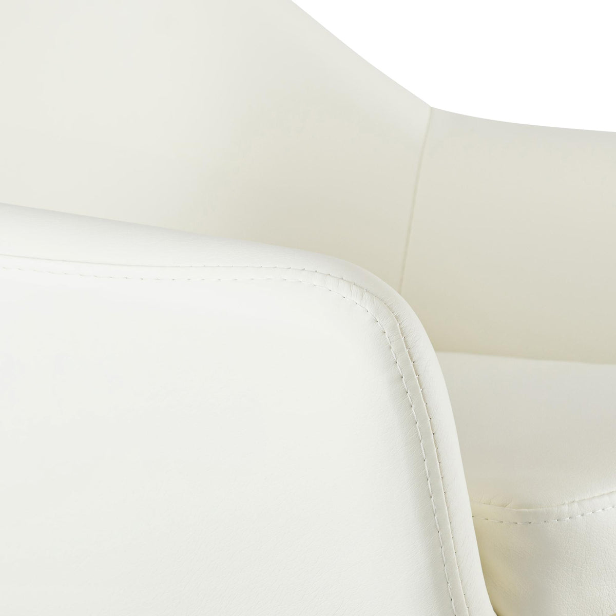 Set van 2 barkrukken Grant kunstleer creme creme