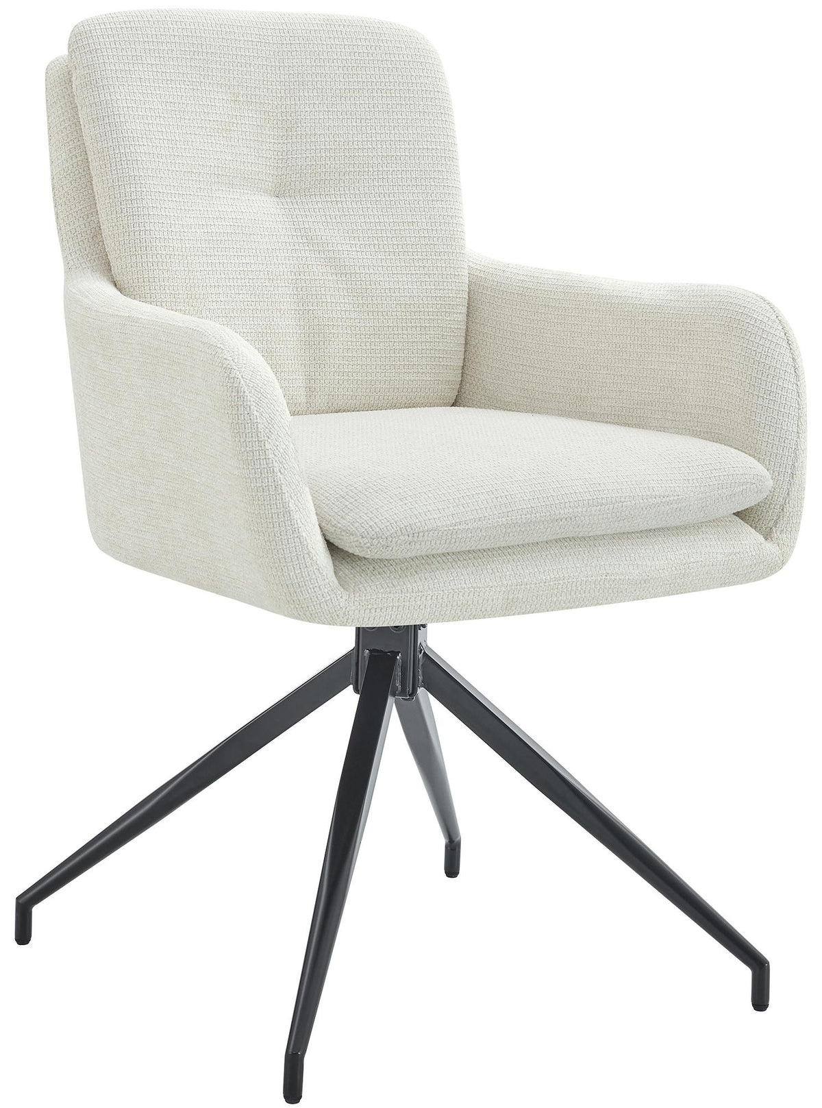 Eetkamerstoel Pickett stof creme creme