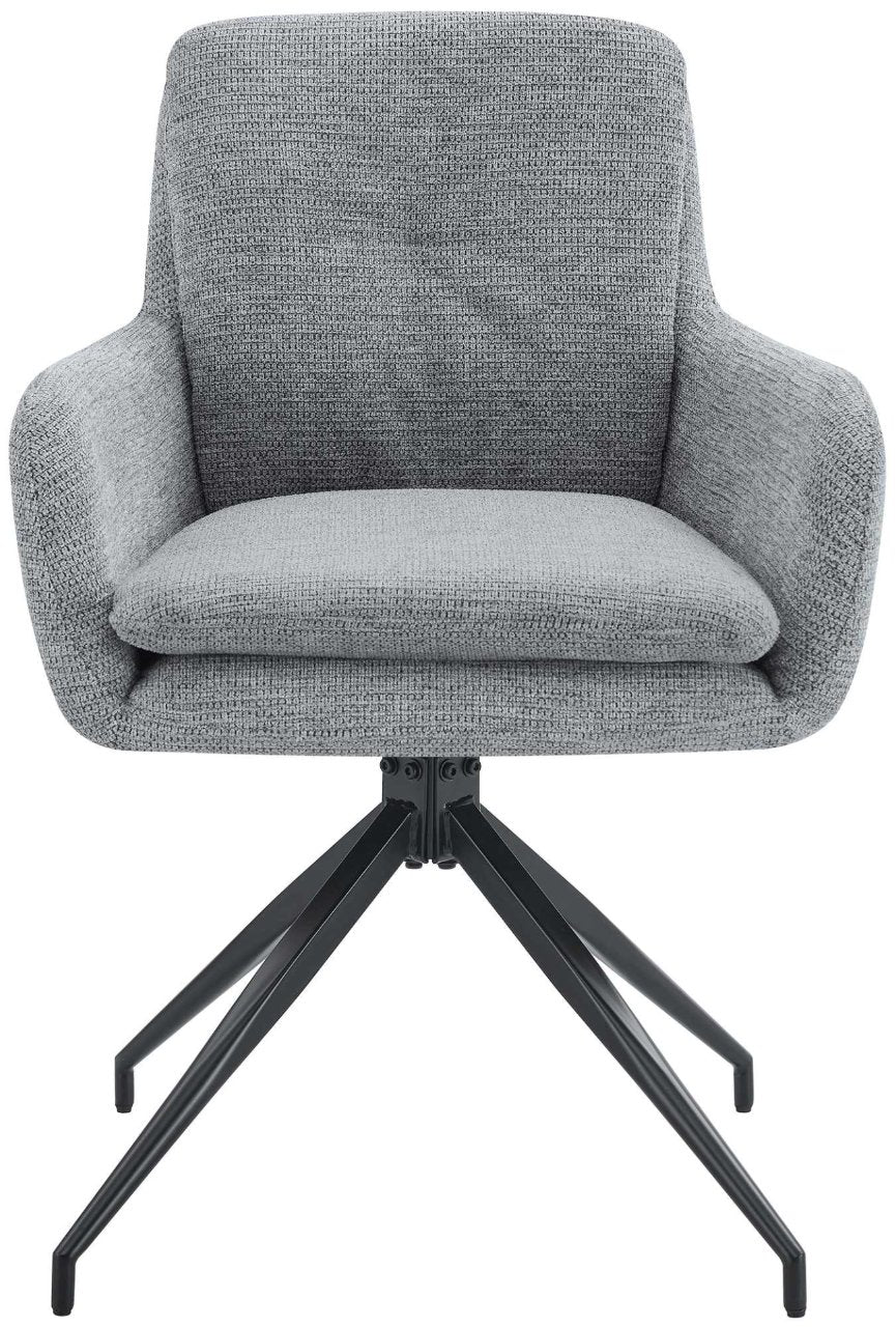 Eetkamerstoel Pickett stof grijs grau