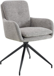 Eetkamerstoel Pickett stof taupe taupe