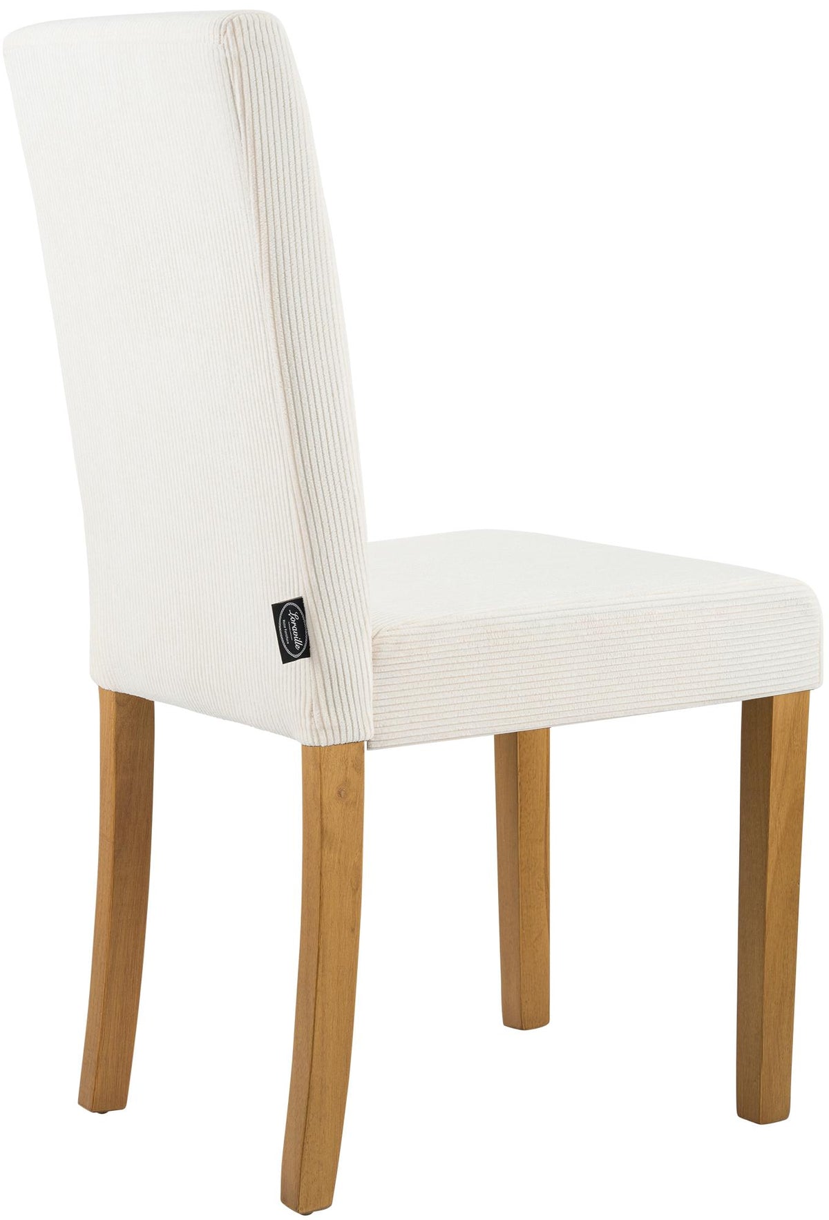 Eetkamerstoel Ina Cord creme,antiek licht creme