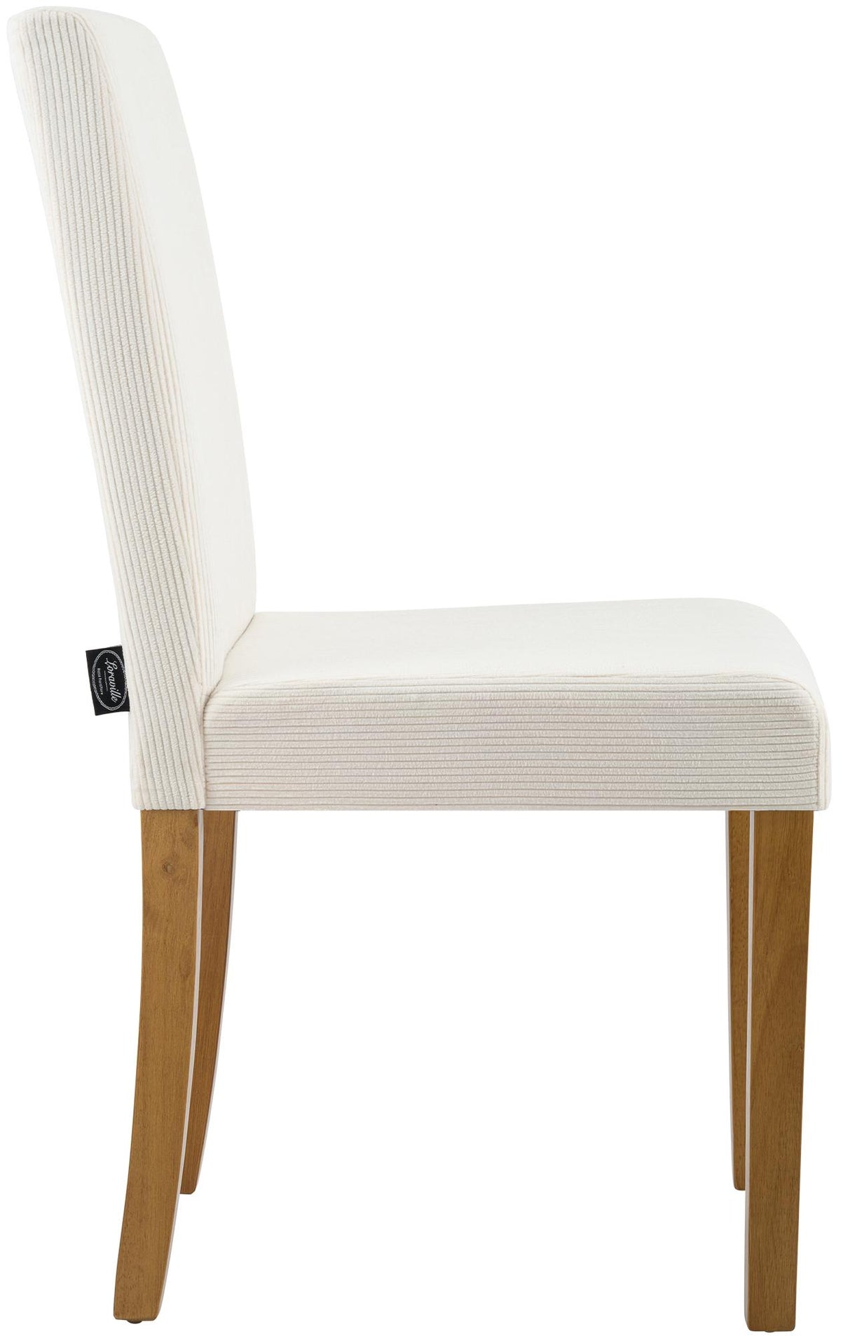 Eetkamerstoel Ina Cord creme,antiek licht creme