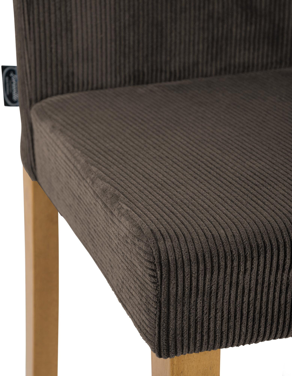 Set van 2 eetkamerstoelen Ina Cord bruin,antiek licht braun