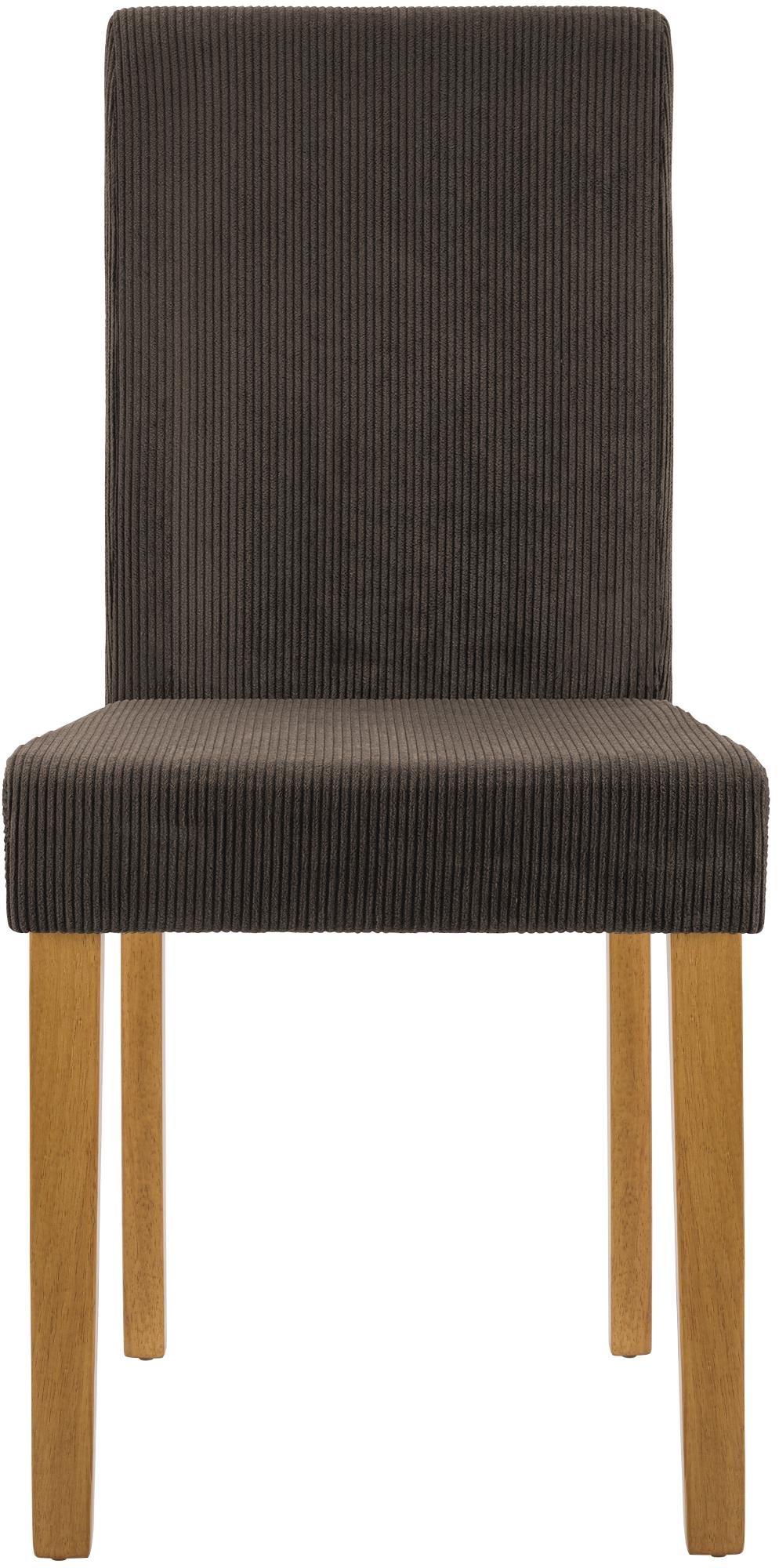 Eetkamerstoel Ina Cord bruin,antiek licht braun