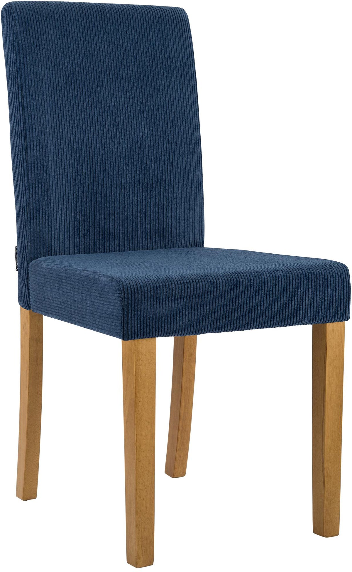 Eetkamerstoel Ina Cord blauw,antiek licht blau