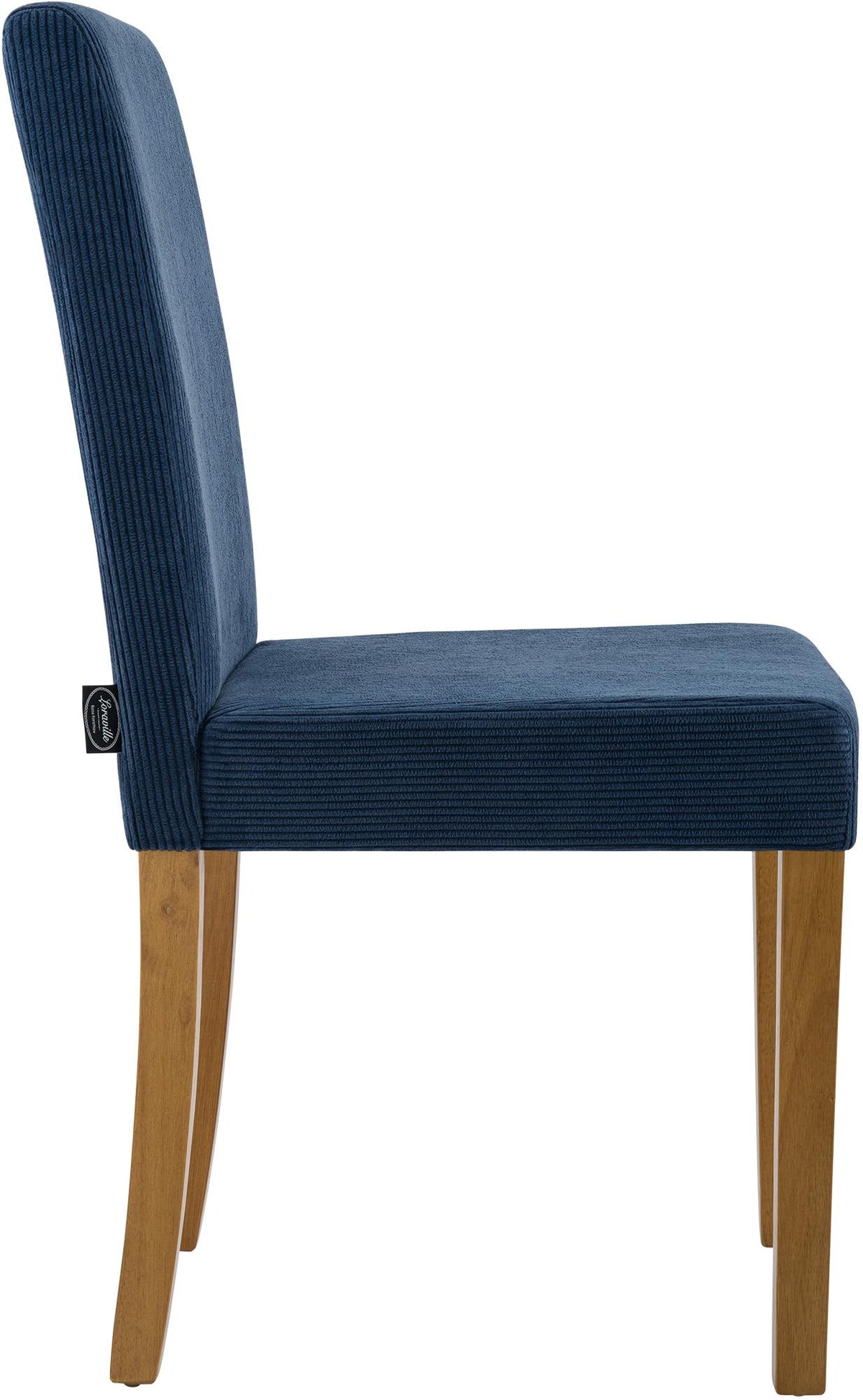 Set van 2 eetkamerstoelen Ina Cord blauw,antiek licht blau