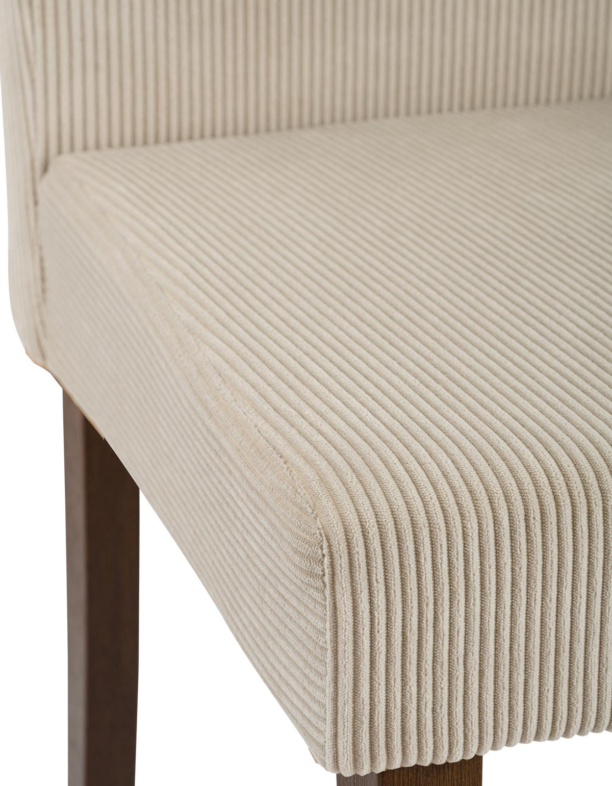 Set van 2 eetkamerstoelen Ina Cord licht bruin,antiek donker hellbraun