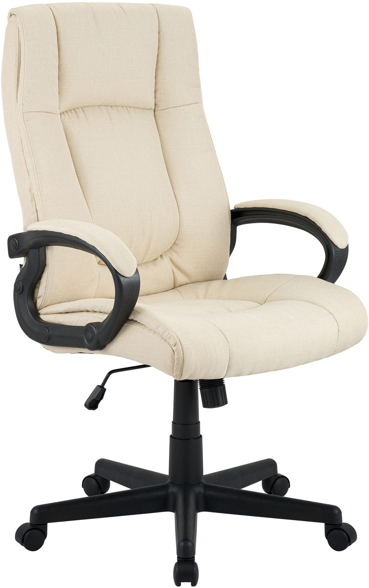 Bureaustoel XL Sparta Stof creme creme