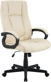 Bureaustoel XL Sparta Stof creme creme