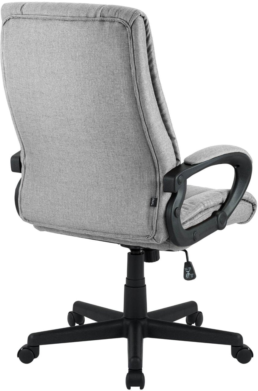 Bureaustoel XL Sparta Stof grijs grau