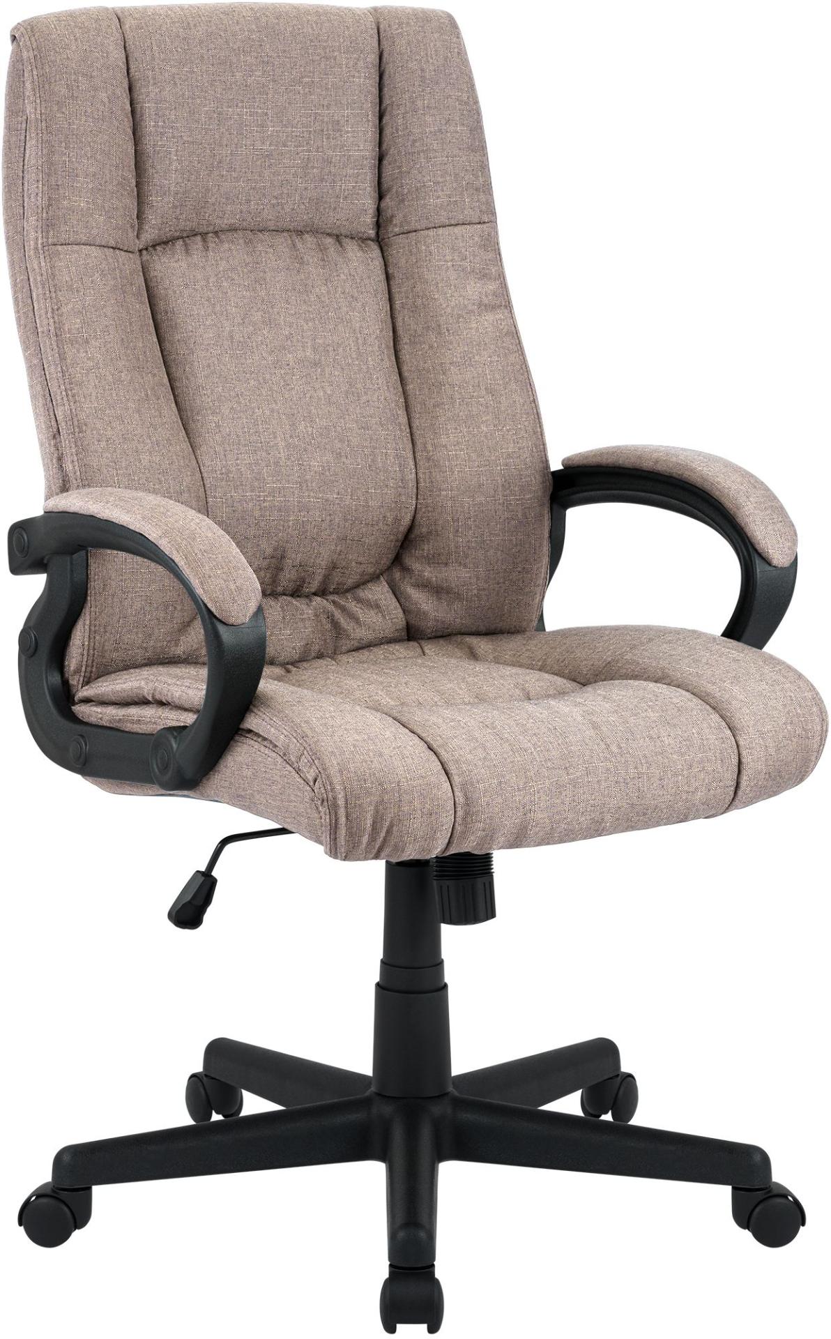 Bureaustoel XL Sparta Stof taupe taupe
