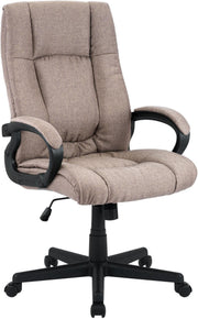 Bureaustoel XL Sparta Stof taupe taupe