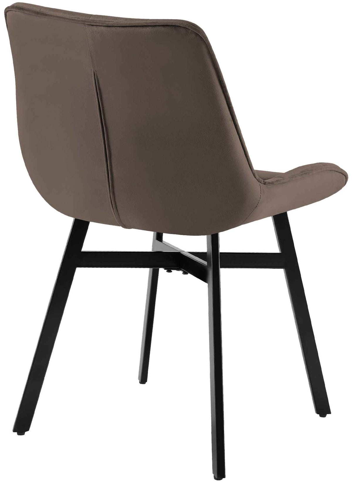 Eetkamerstoel Colby bruin,Fluweel braun