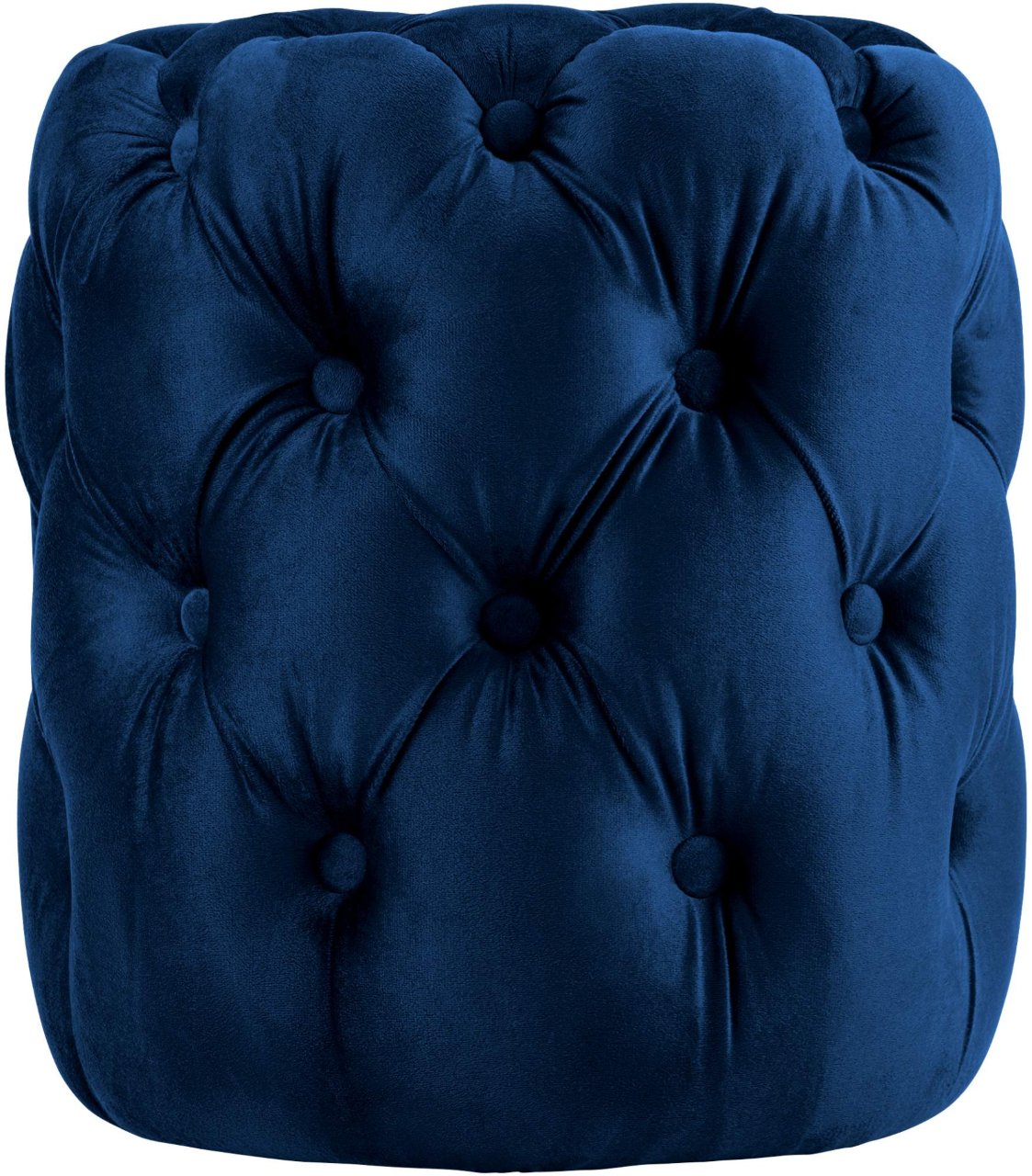 Poef Drancy Fluweel blauw,M blau