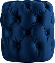 Poef Drancy Fluweel blauw,M blau