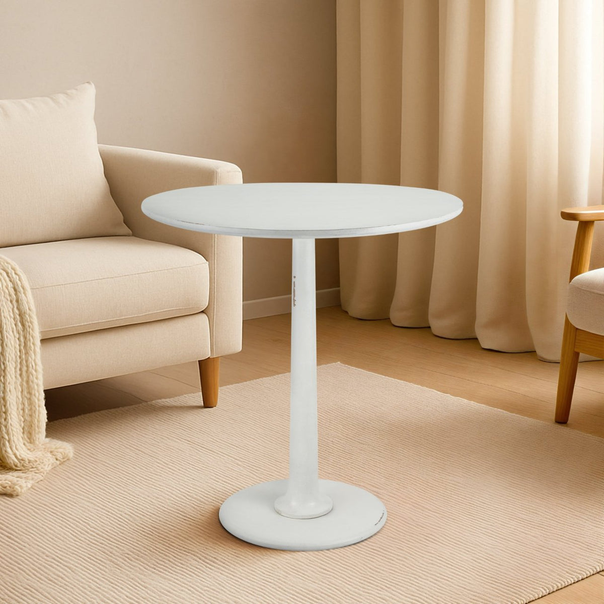 Bijzettafel Morristown antiek/wit antik weiß