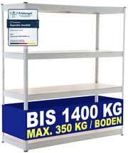 Stelling 160x60x180 cm wit weiß