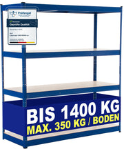 Stelling 160x60x180 cm blauw blau