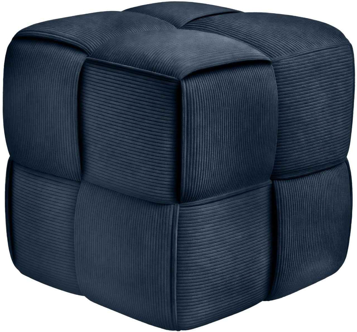 Sitzhocker Forinta Cord dunkelblau