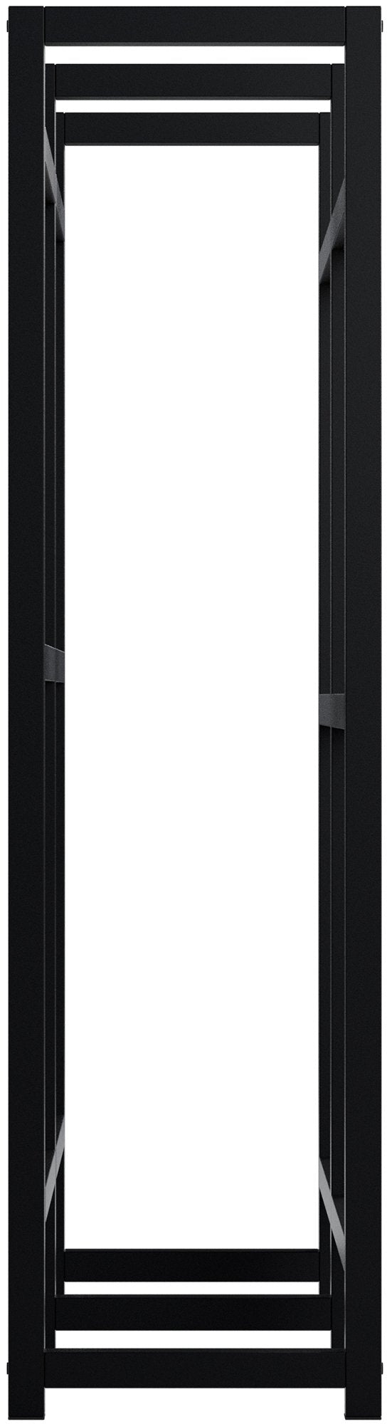 Krattenrek Stack zwart,116x91x31 cm schwarz