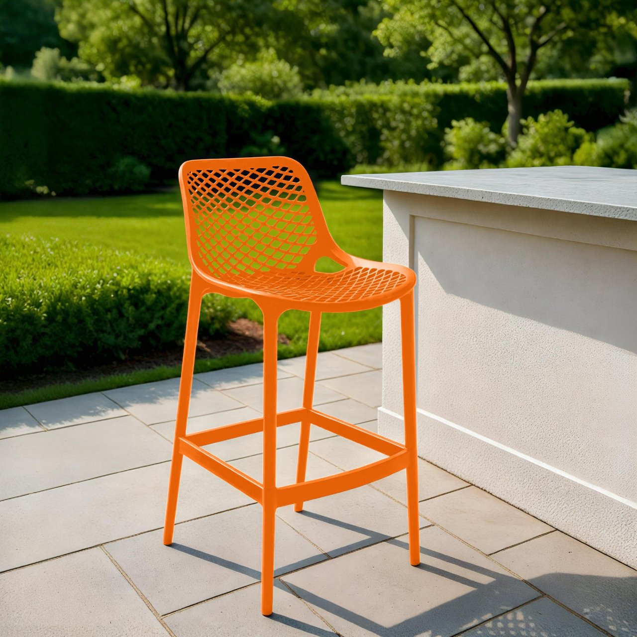 Barkruk Air oranje orange