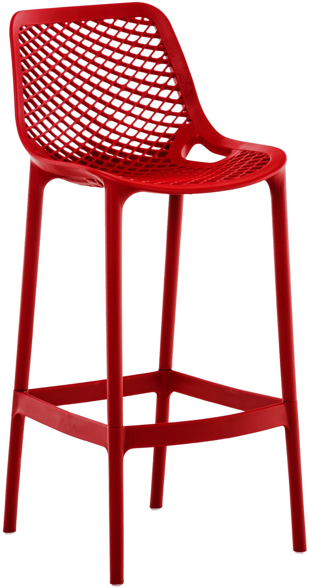 Barkruk Air rood rot