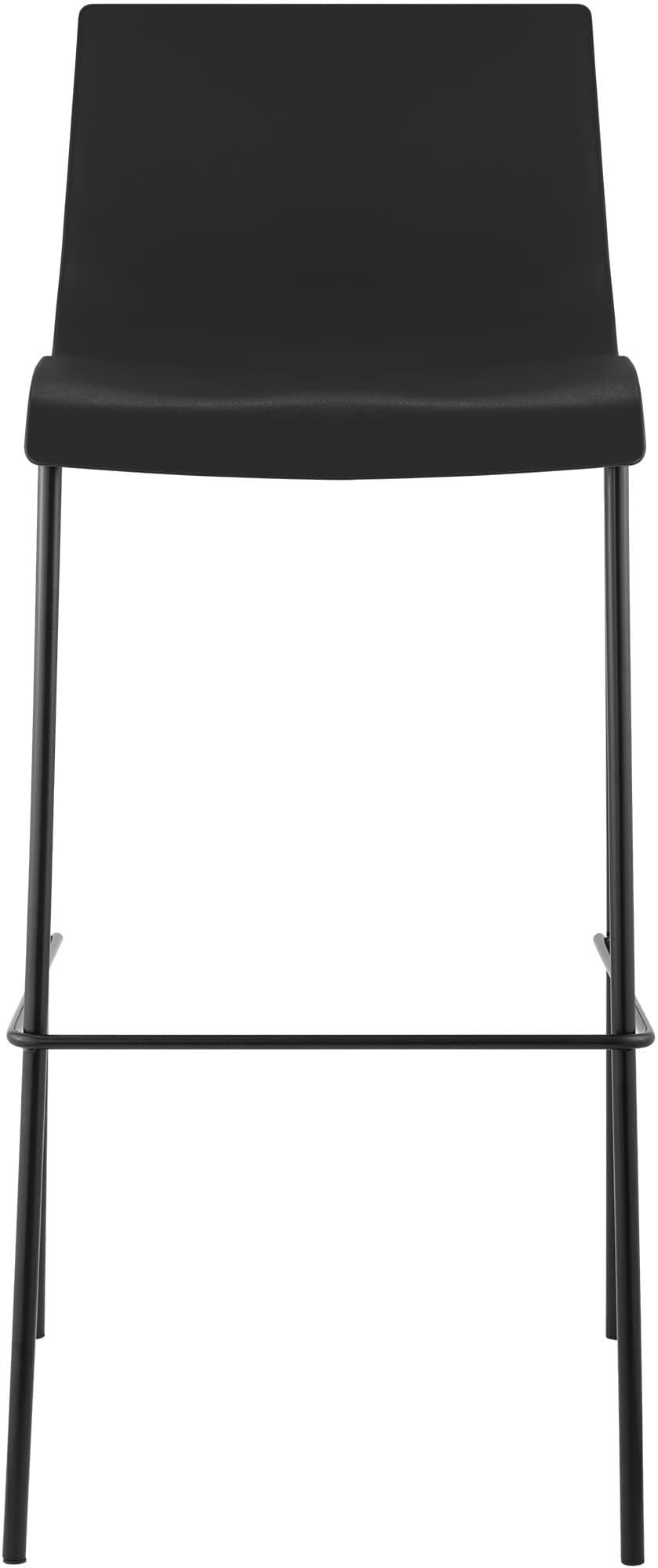 2-delige set barkrukken Hover, kunststof zwart,zwart schwarz