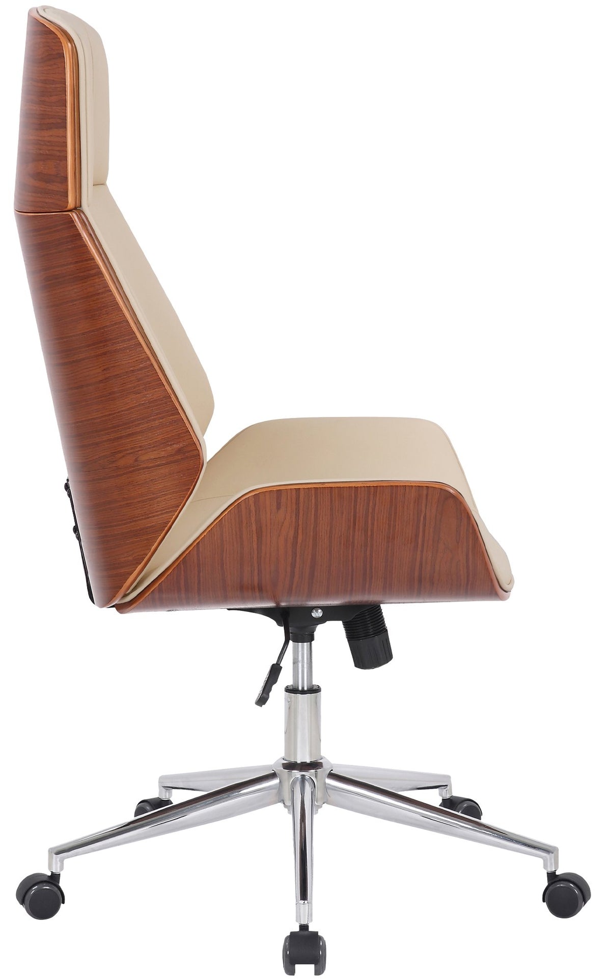 Bureaustoel Varel walnoot/creme walnuss/creme
