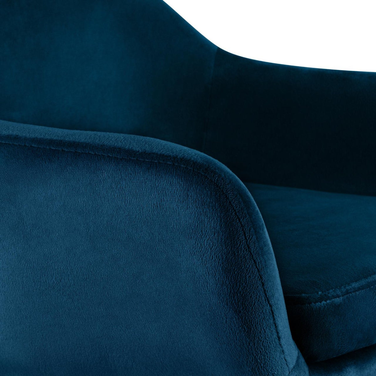Set van 2 barkrukken Grant Fluweel blauw blau
