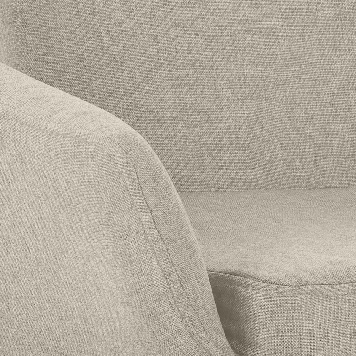 Set van 2 Barkrukken Grant stof creme creme
