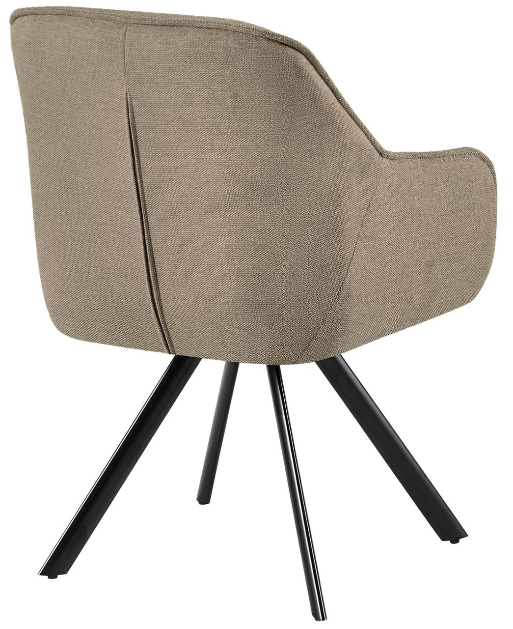 Eetkamerstoel Pettuli taupe,Stof taupe