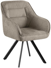 Eetkamerstoel Pettuli taupe,Stof taupe
