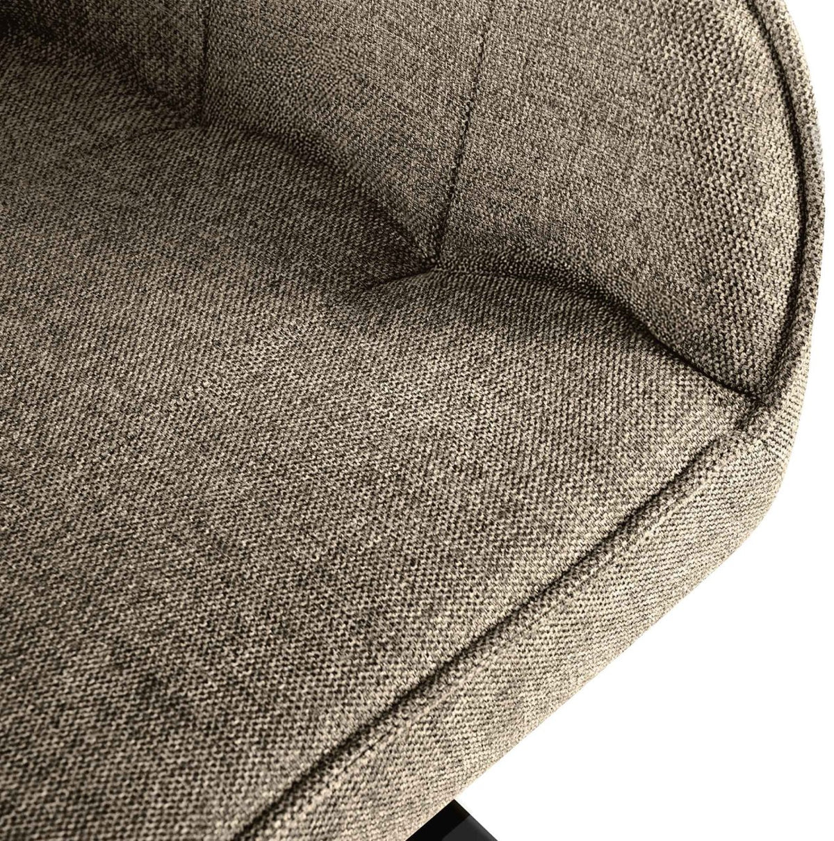 Eetkamerstoel Pettuli taupe,Stof taupe