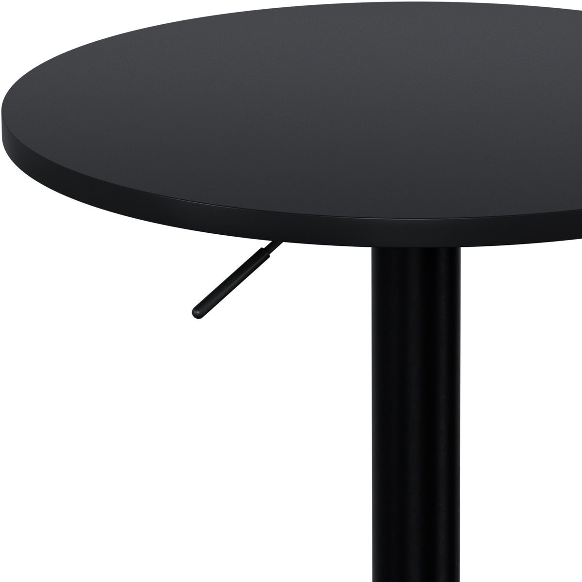 Statafel Xanten Ø 52 cm,zwart/zwart schwarz/schwarz