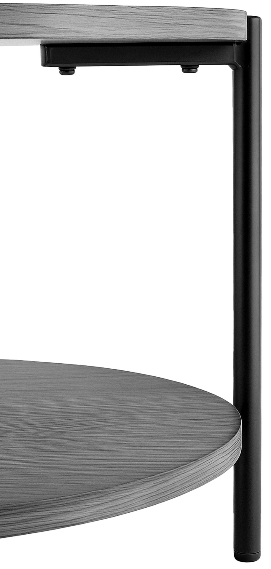 Salontafel Edduma grijs,Ø 50 cm grau