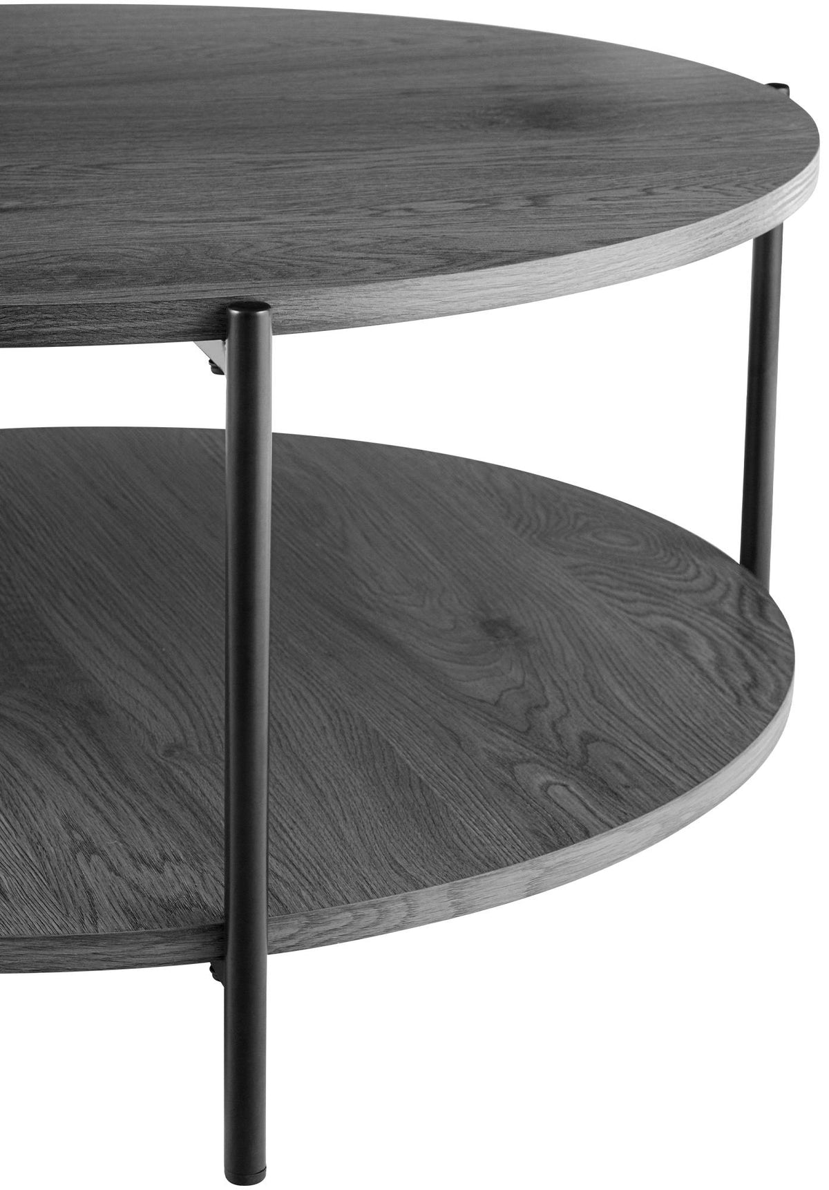 Salontafel Edduma grijs,Ø 80 cm grau