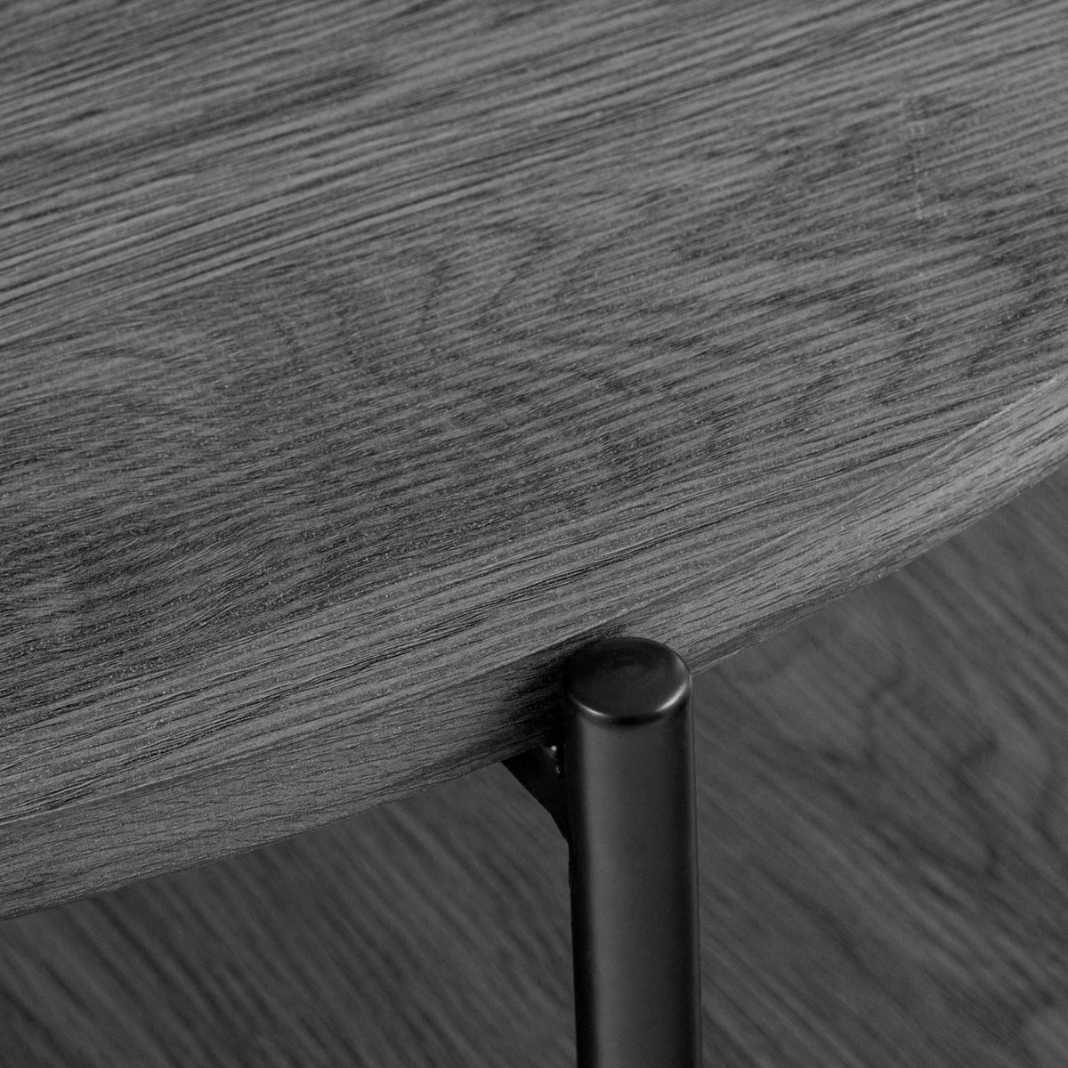 Salontafel Edduma grijs,Ø 80 cm grau