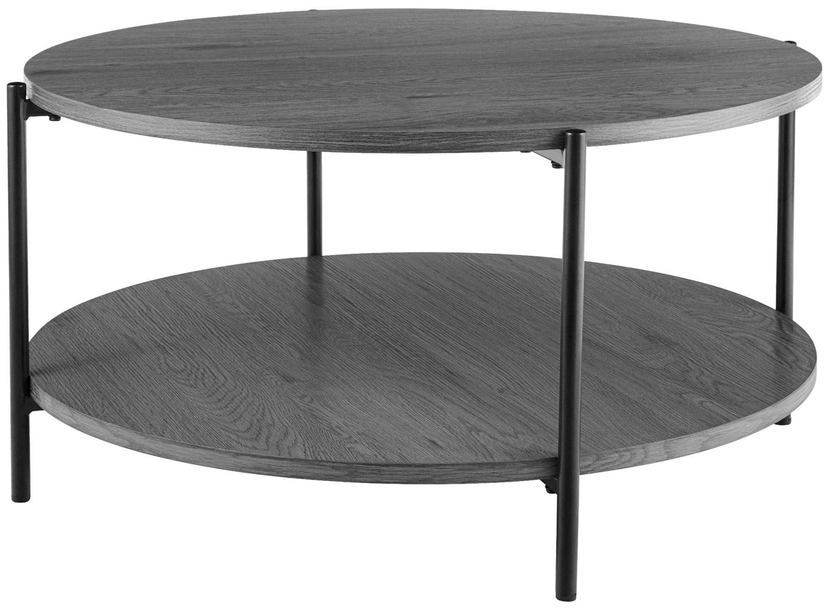 Salontafel Edduma grijs,Ø 80 cm grau