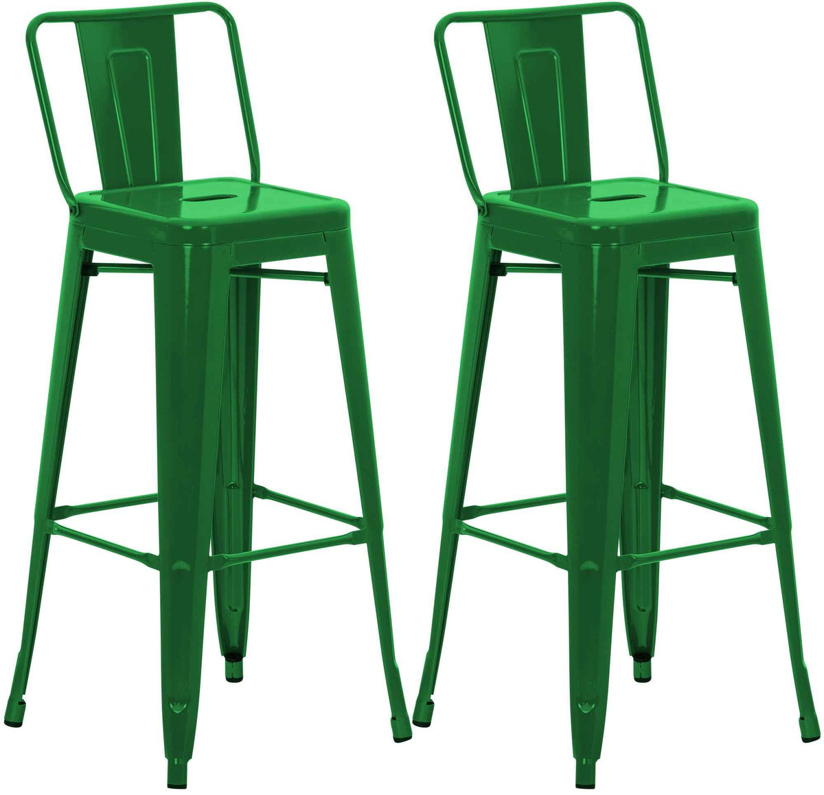 Set van 2 barkrukken Mason groen grün