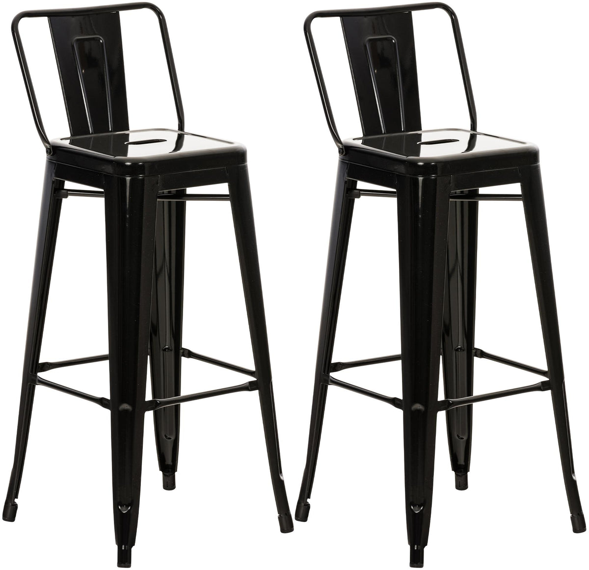 Set van 2 barkrukken Mason zwart schwarz