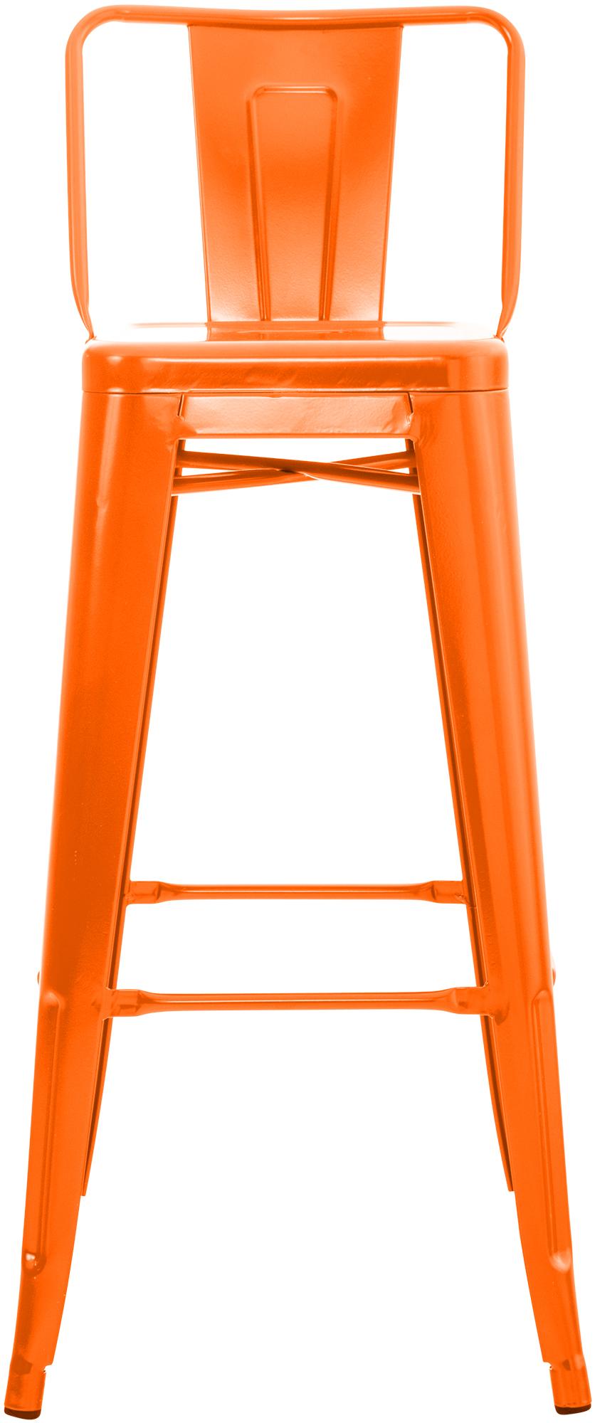 4er Set Barhocker Mason orange