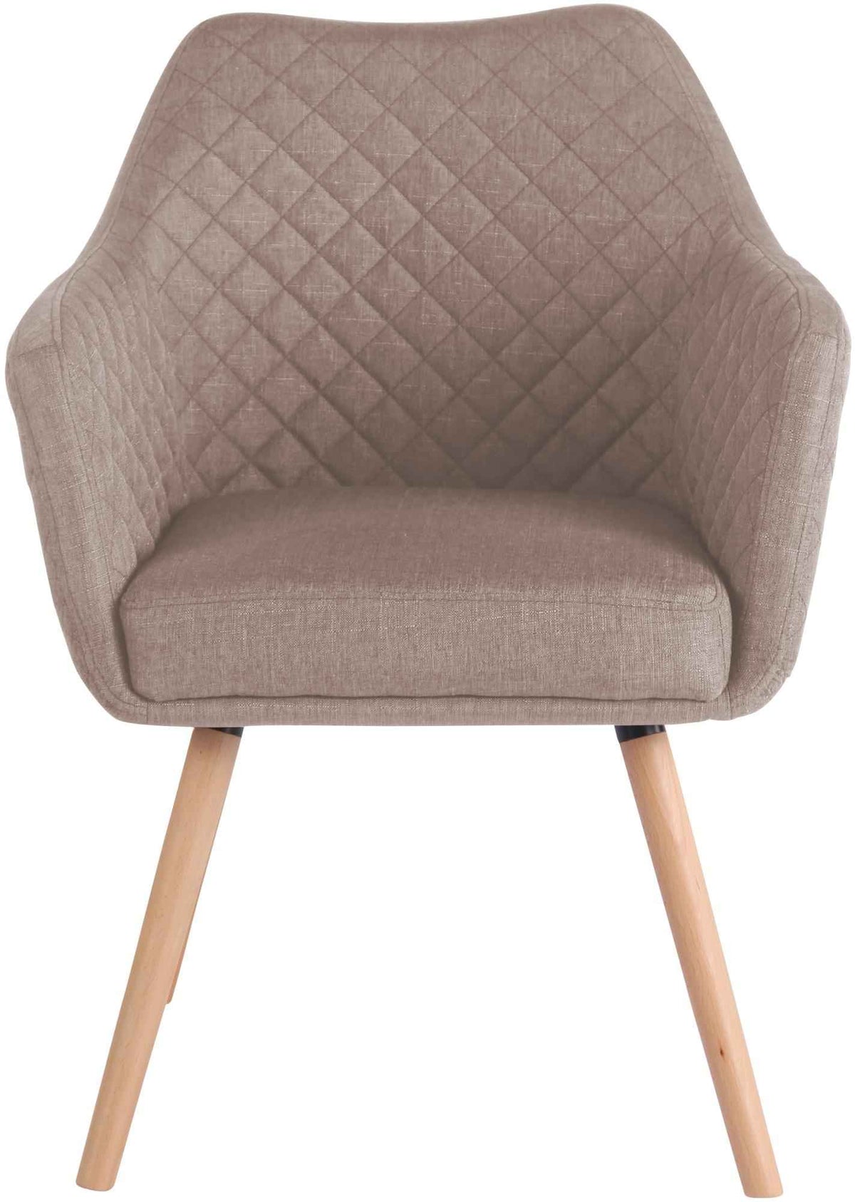 Eetkamerstoel Gent Stof natura,taupe taupe