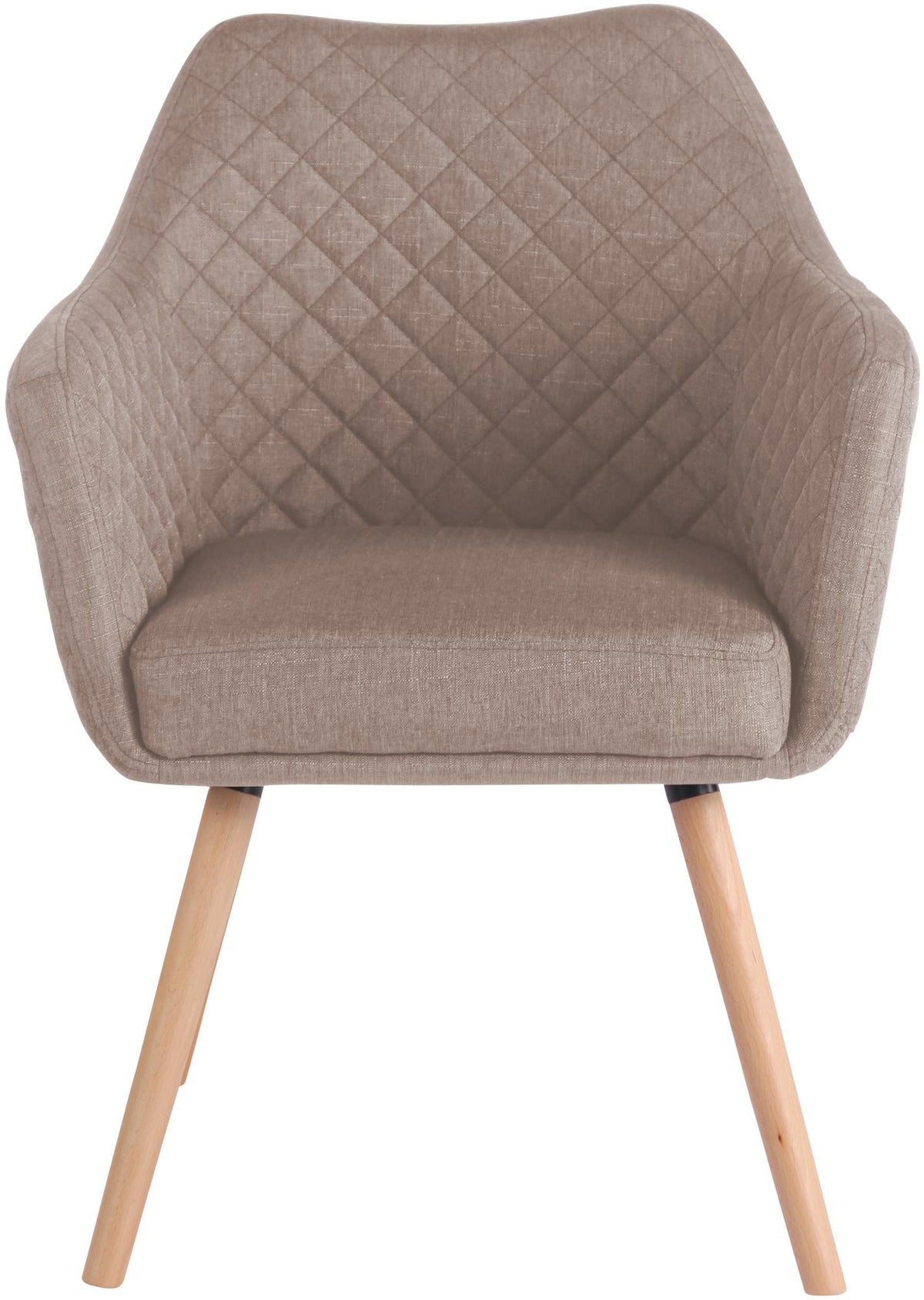 Eetkamerstoel Gent Stof natura,taupe taupe