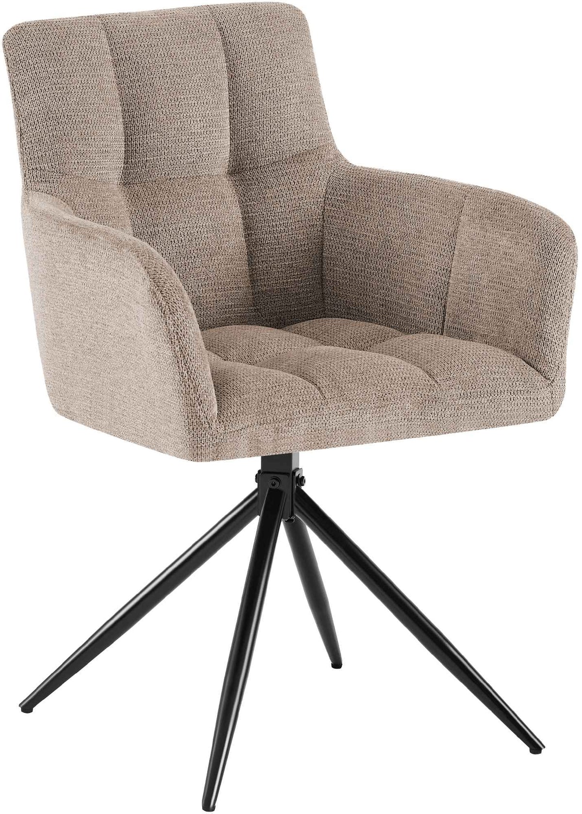 Esszimmerstuhl Jonah Stoff taupe